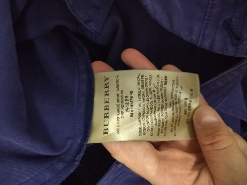 Jeans Burberry, culoare bleu