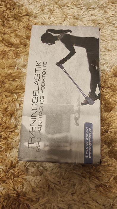 Тренировъчен ластик с дръжка и подложки за крака