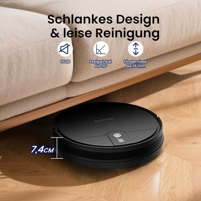 Роботизирана прахосмукачка VersLife L6, управление чрез приложение Alexa