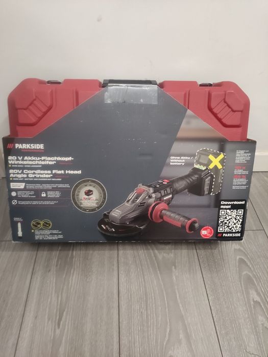 Flex cu cap alungit parkside performance pe baterie de 20 V