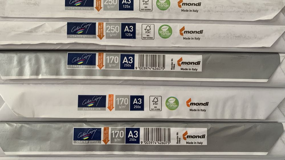 Бумага Монди А4 и А3