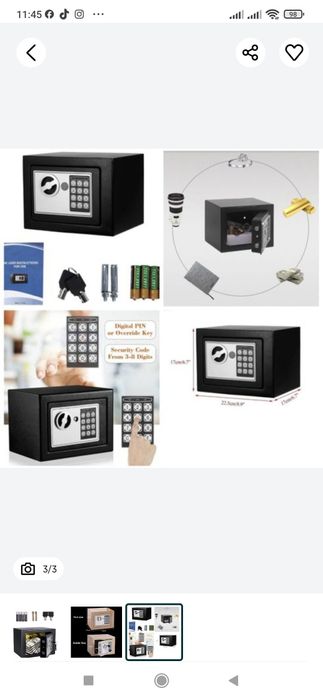 Seyf (Razmer 17x23x17)