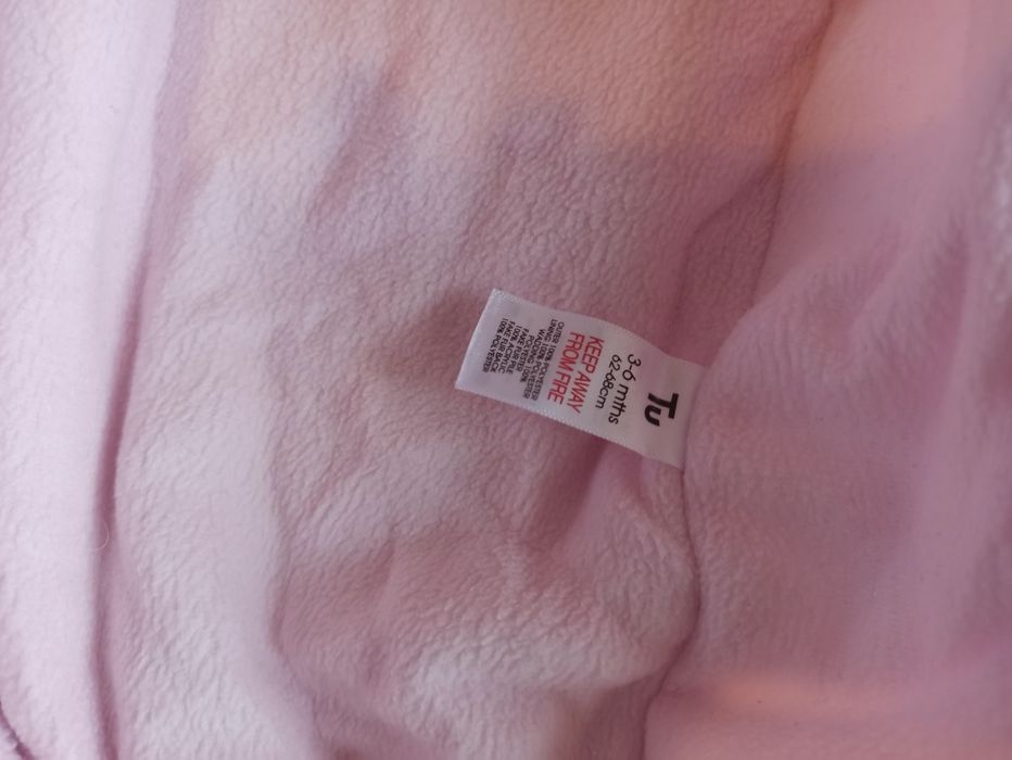 Космонавт за момиче 3-6 месеца