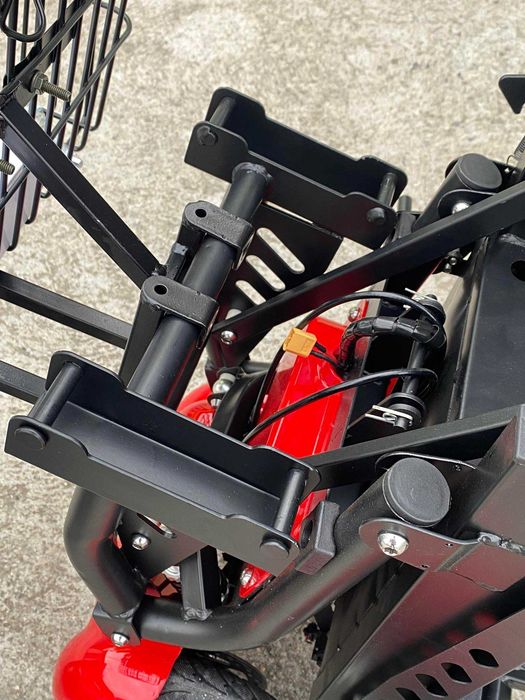 Сгъваема електрическа четириколка MaxMotors 750W - RED