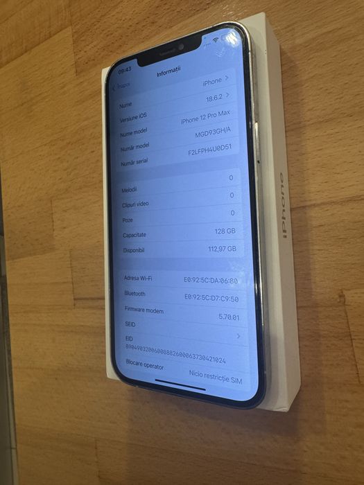 Iphone 12 Pro Max White 128GB