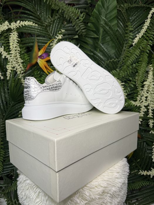 Alexander McQueen White Silver