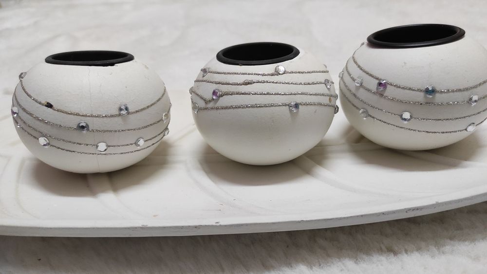 Свещник за 3 чаени свещи