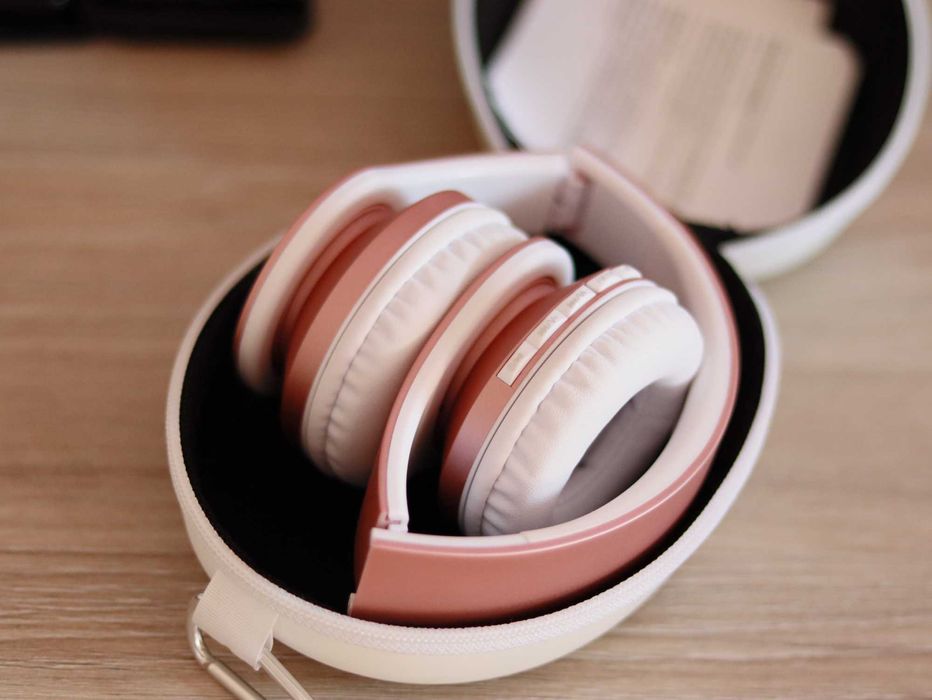 Bluetooth слушалки Power Locus,  цвят Розово злато