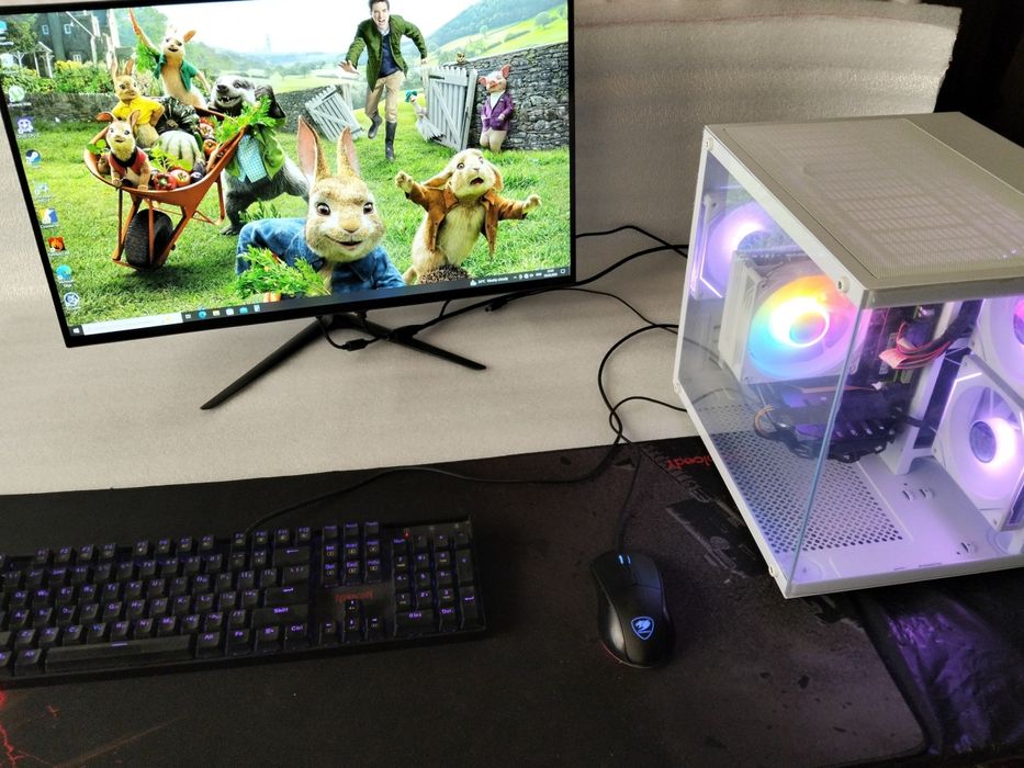 Full Komplekt Kampyuter RX 8 gb Manitor 27 IPS 165Hz Ozu 16 Gb Keys A