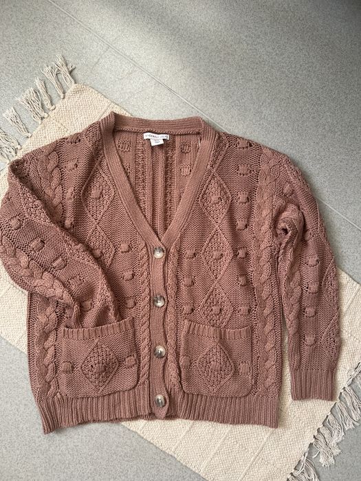 Cardigan damă culoare roz inchis