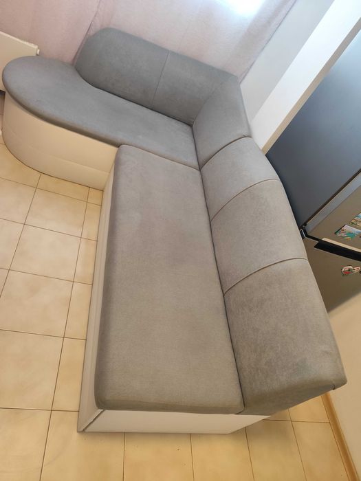 Двуцветен Ъглов диван