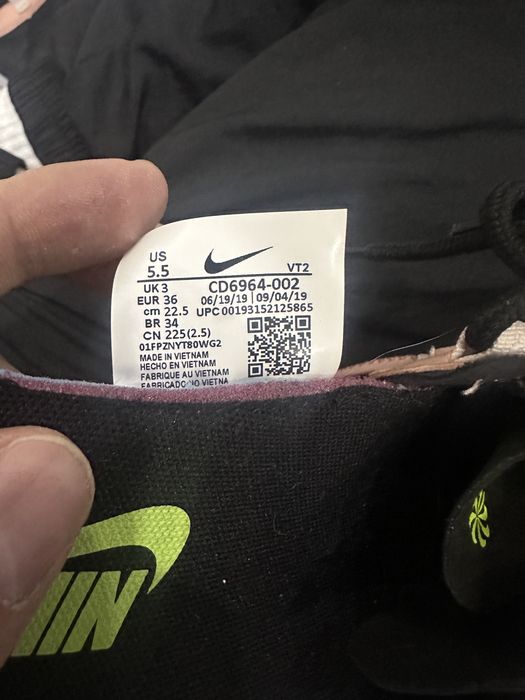 Кроссовки nike react 36