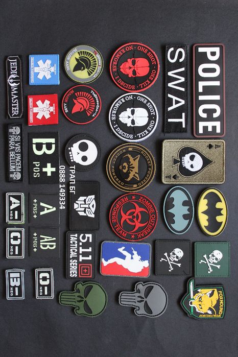 Пачове над 30 модела Велко Нашивки Пач еърсофт airsoft