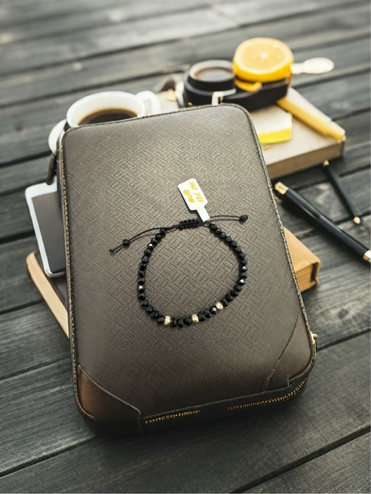 Bratara reglabila cu bilute de aur 14 k