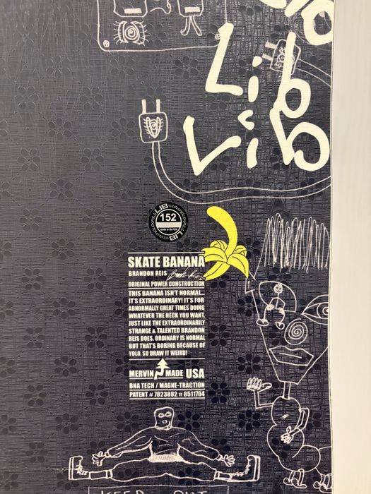 Placa snowboard libtech skate banana 152