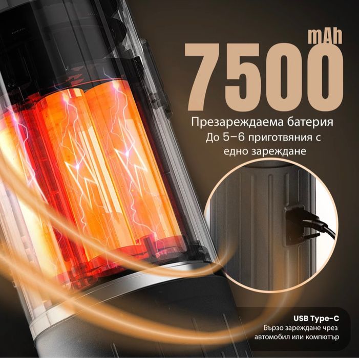 Премиум преносима кафемашина с включени аксесоари