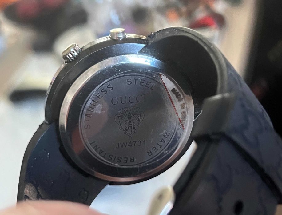 Ceas Gucci style JW4731 quartz barbatesc curea silicon