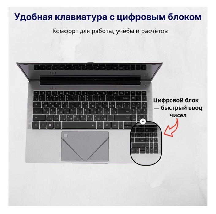 Ноутбук TK-E159 (INTEL CELERON N95, 15,6 дюйма, 16+1024 GB