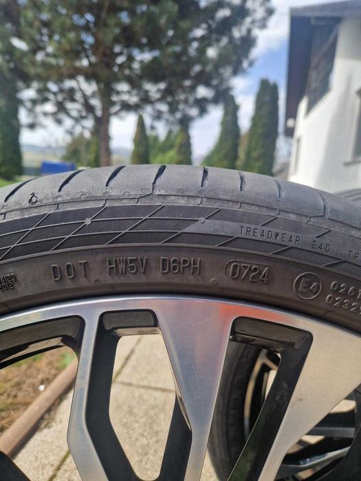 Set jante Audi A6 Competition + anvelope, stare foarte bună