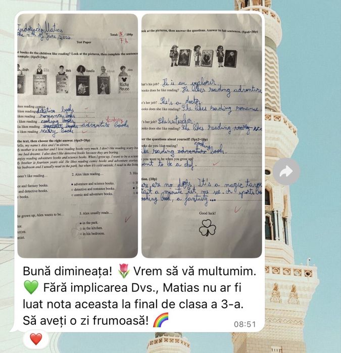 Gratis prima sedinta - Meditatii Limba Engleza