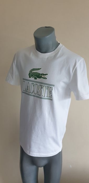 Lacoste Cotton Regular Fit  Unisex  XS НОВО ОРИГИНАЛНА Унисекс Тениска