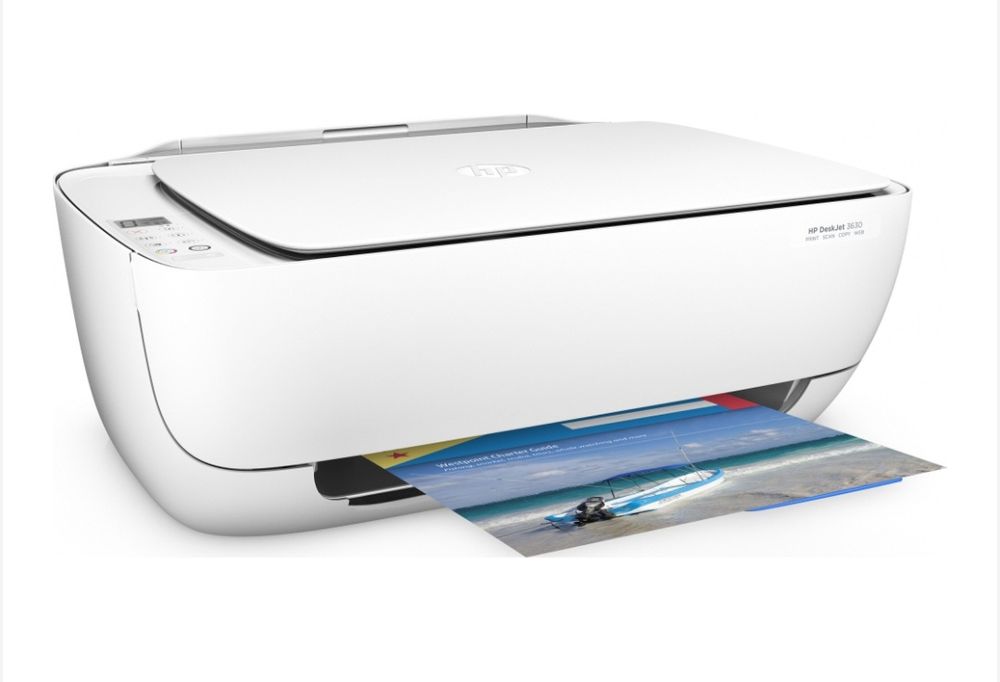 Принтер- мултифункционално мастиленоструйно цветно устройство HP Deskjet Ink Advantage 3639 All-in-One, Wi-Fi,  бял
