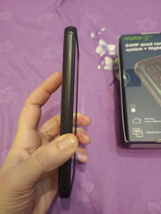 Motorola g30 cu folie și husa