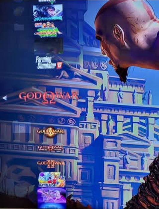 Playstation 3 modat, 500 gb + 2 controllere + 57  jocuri ps3