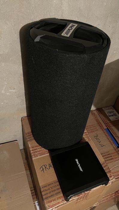 Pachet Subwoofer + Amplificator ALPINE