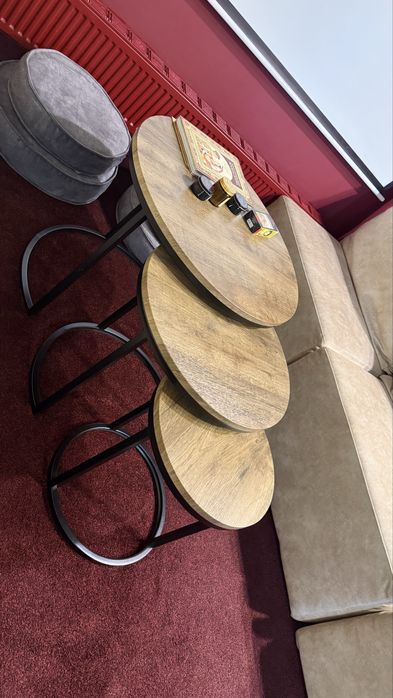 Стол журнальный из трех