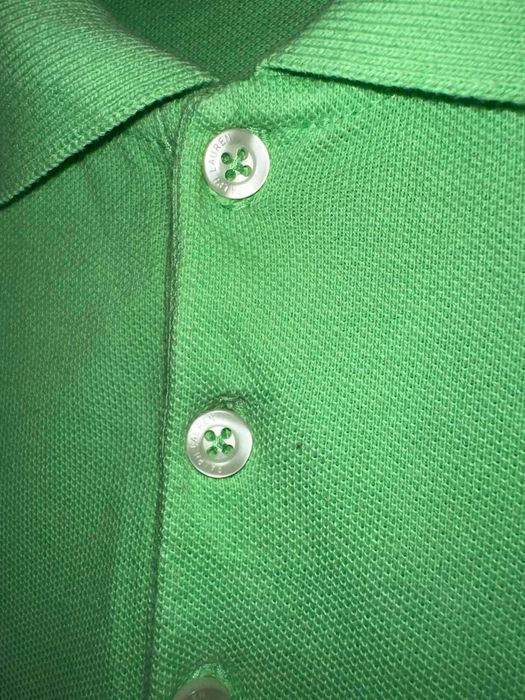Оригинална зелена Polo тениска Ralph Lauren Sport - Размер S