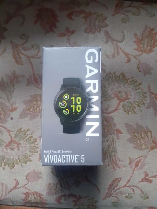 Garmin Venu Sq 2 – GPS Смарт часовник – Сив с черна каишка