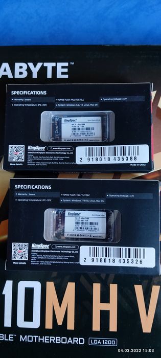 Продам SSD M.2 Sata KingSpec