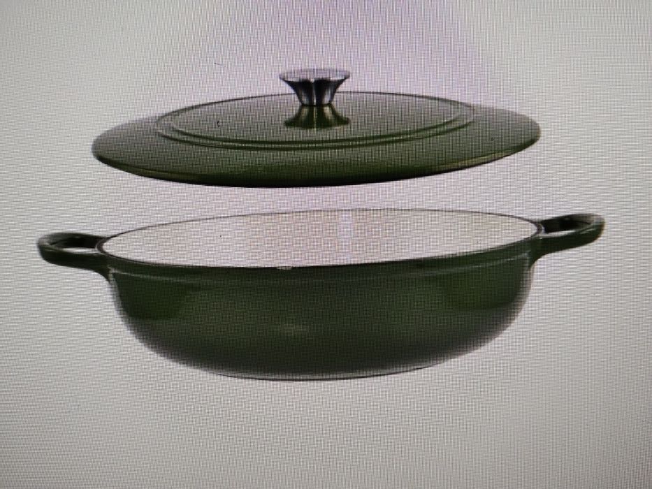 Cratiță fontă emailată 5,5 L diametrul 31,5  cm x  15 cm