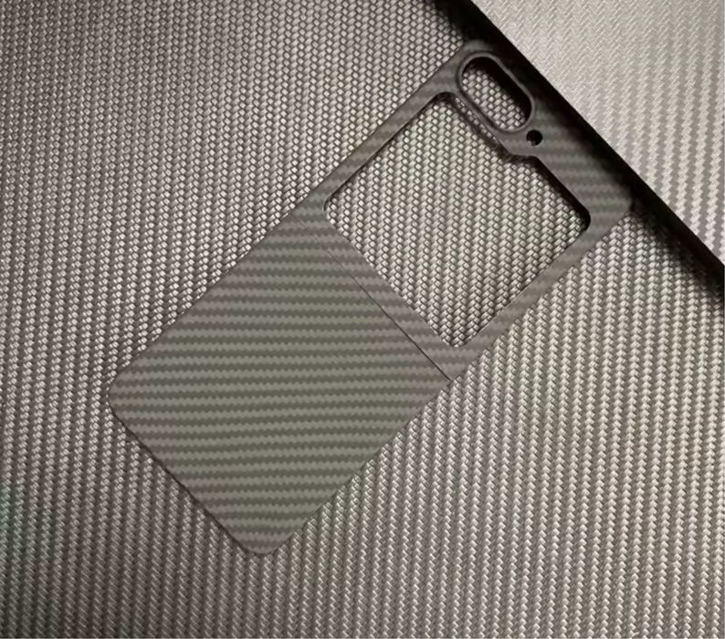 Samsung Z FOLD FLIP 6 Husa Super Slim 0,2 Carbon Kevlar Fata Spate