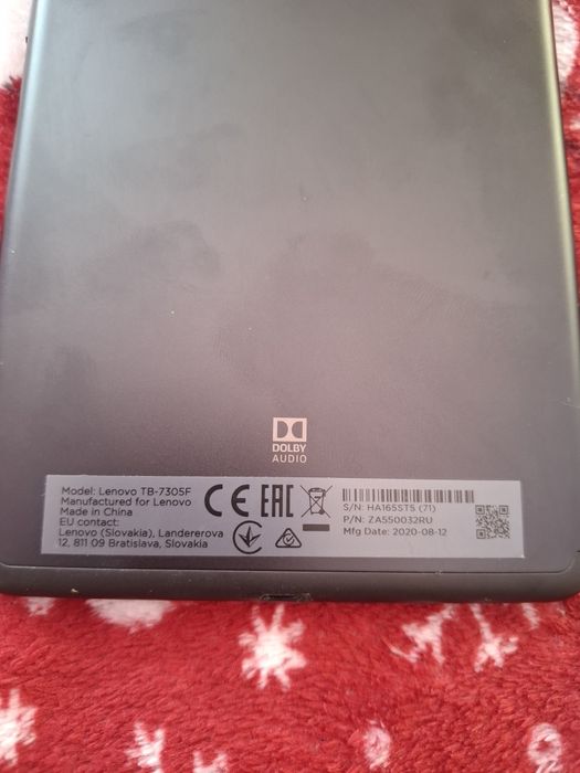 Планшет Lenovo TB-7305F