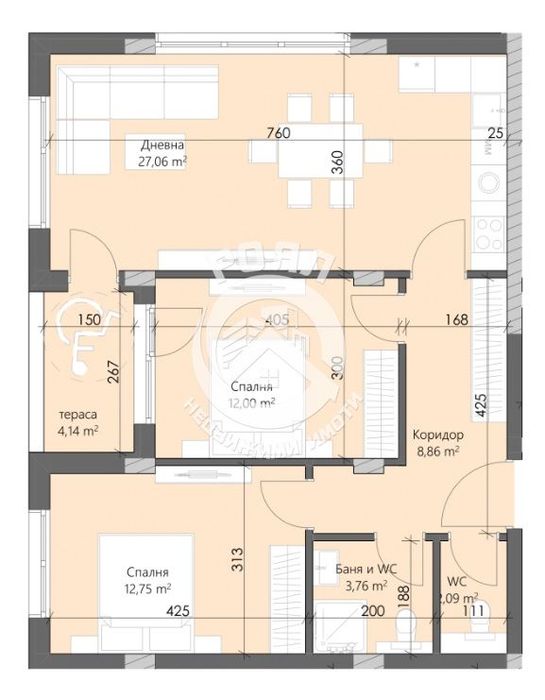 Продава се Тристаен апартамент в Пловдив, Кършияка - 101 кв.м за 1206 €/кв.м - Снимка #1