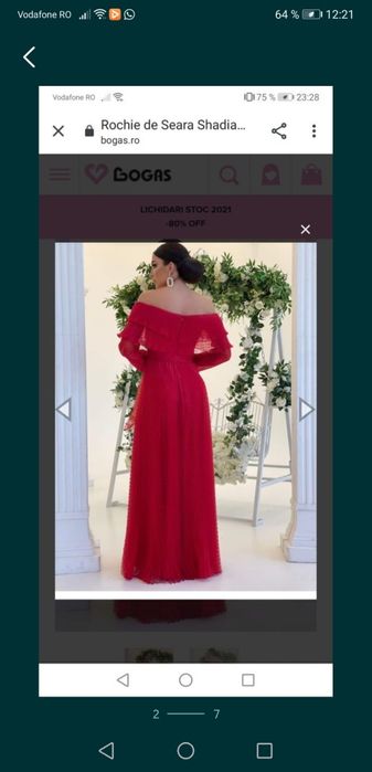 Rochie Bogas 40 este noua