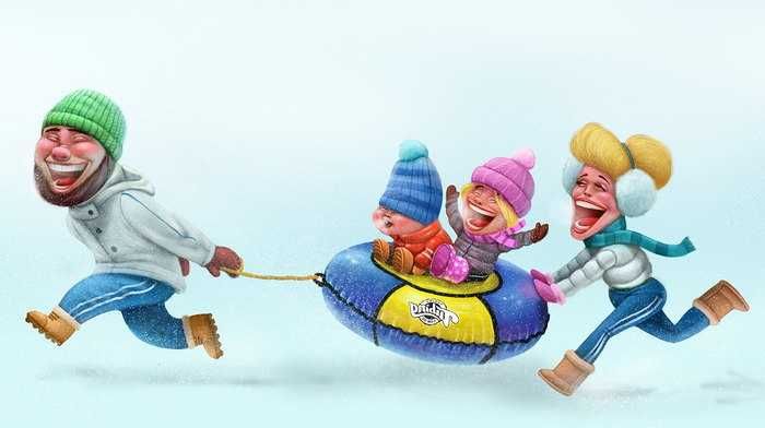 Тюбинг ватрушки балон