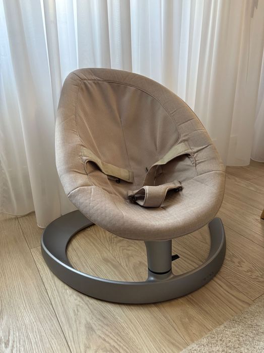 Rezervat - Balansoar bebe Nuna Leaf Grow Biscotti, fara baterii, 0-60 kg