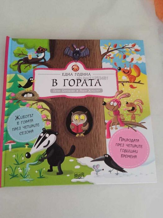 Книга Една година в гората Детска
