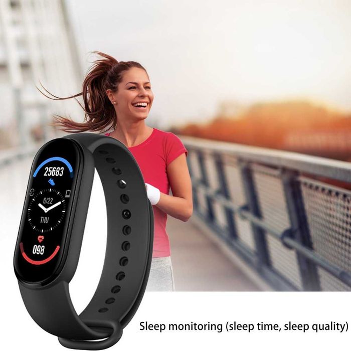 Bratara Fitness M6 ,Puls,Tensiune,Pasi,Notificari,Apeluri