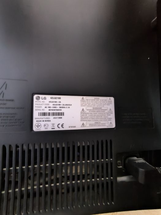 Lg телевизор корейской сборки