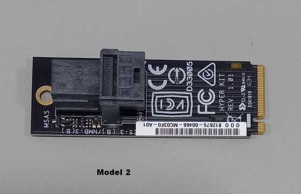 Placa expansiune ASUS Hyper M.2 X4 Mini M.2 PCIE + Kit adaptor mini SAS NVME 32Gb/s