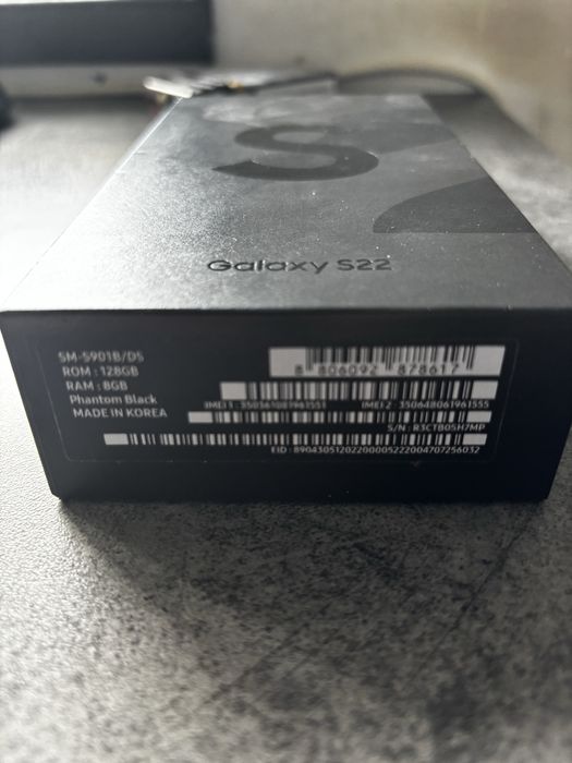 Samsung S22 nou, nefolosit, 128 GB