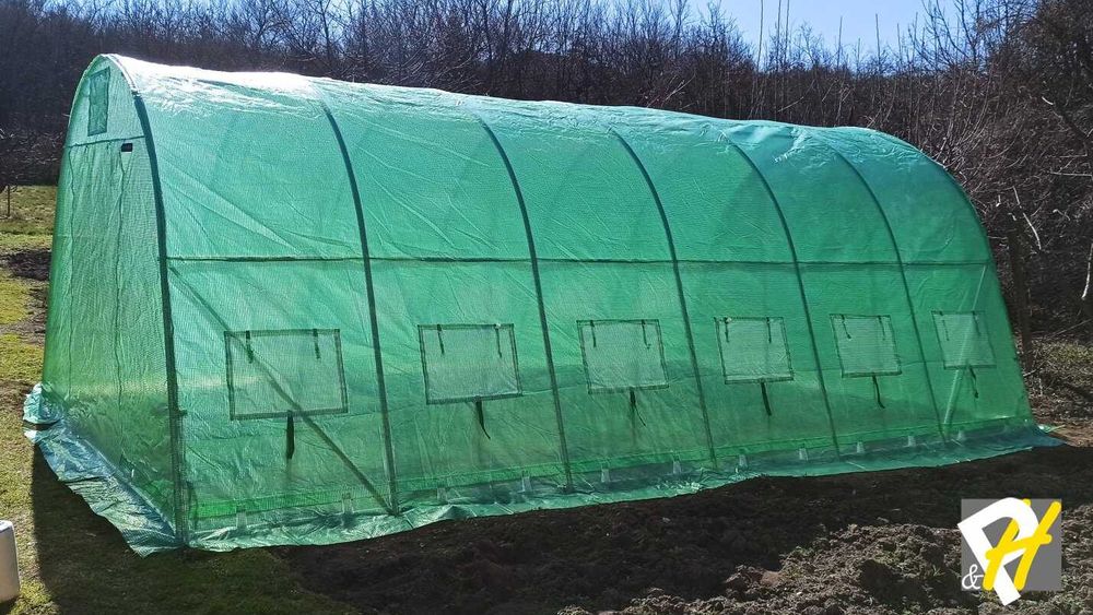 Висока оранжерия парник - здрава 32х1,1 мм конструкция