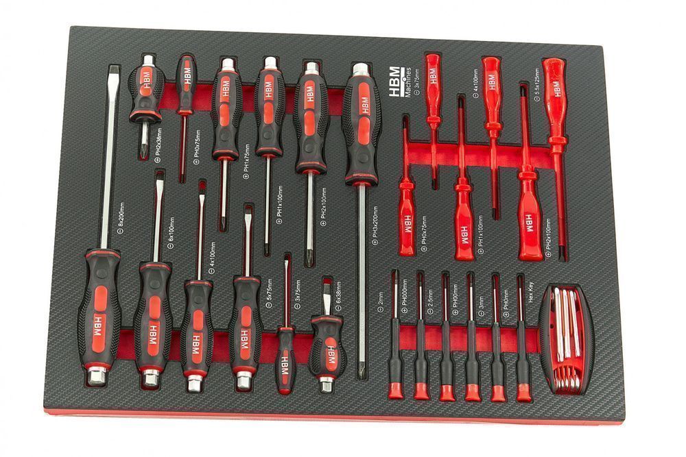 Set modular pentru dulap de scule - 4 module, 154 piese - hbm machines