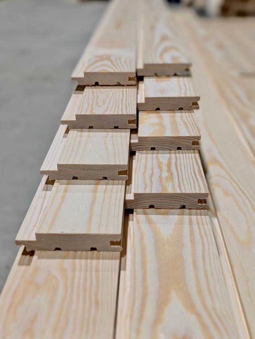 NOU în portofoliu | Lambriu profil UNO – 19×95×2400 mm  –  Fără nod | Pin Silvestru | interior / exterior / saune