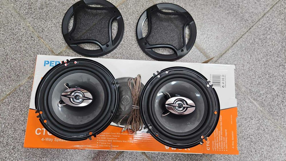 4-лентови говорители Pervoi CTC-1673 – 6", 500W, с решетки и кабели