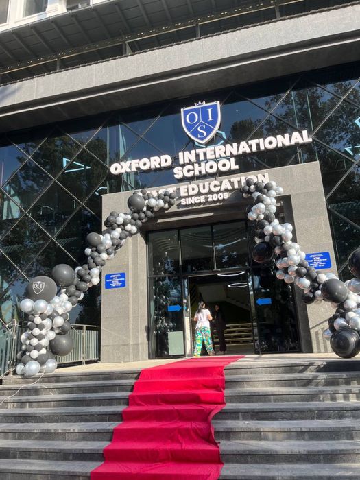 Оформление шарами для открытия.